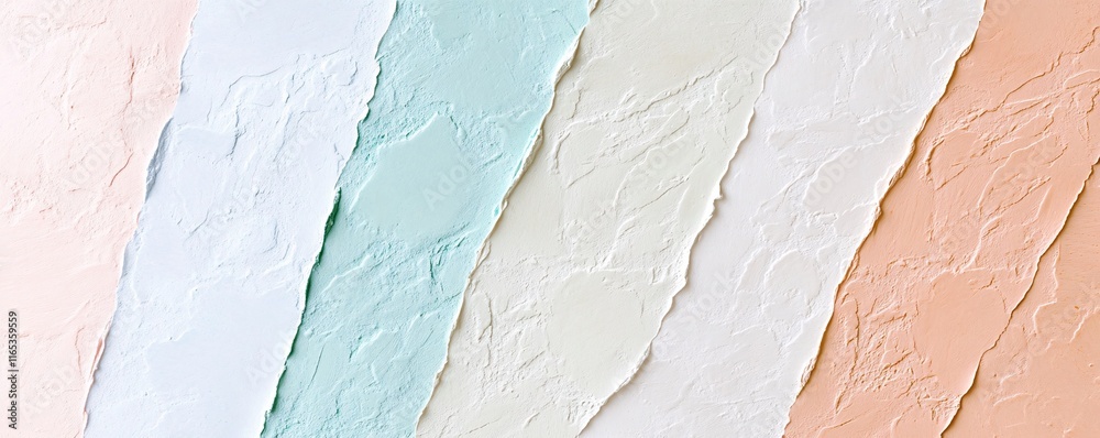 Aufkleber pastel colored textured stripes creating a soothing abstract background