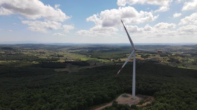 Wind Turbine Power Drone