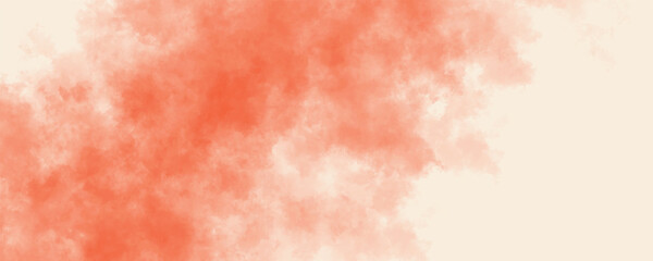 Soft and Dreamy Orange Watercolor Background with Gentle Gradients and Faded Textures
