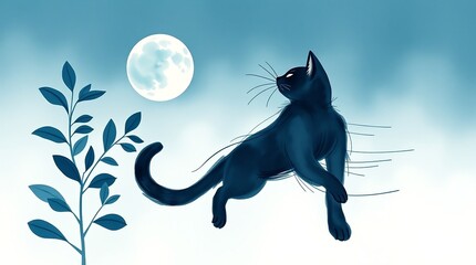 background with a cat