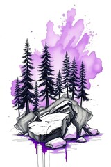 illustration of a silhouette of a person