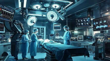 High-Tech Surgical Room