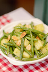 Green Bean and Potato Salad with Toasted Almonds