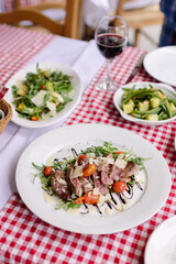 Grilled Steak Salad with Arugula and Parmesan