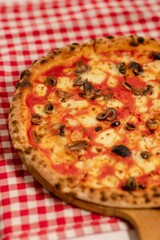 Wood-Fired Mushroom Pizza