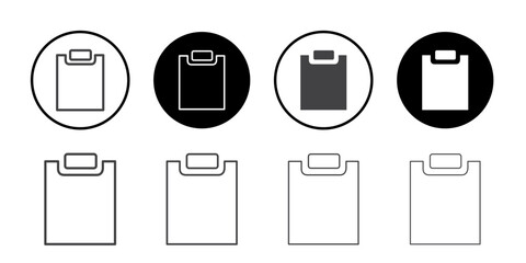 Certificate icon Thin outline art symbol