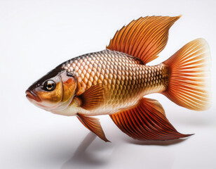 Obraz premium expensive fish in the white background studio shot