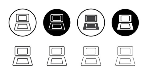 Drastic icon Thin outline art symbol