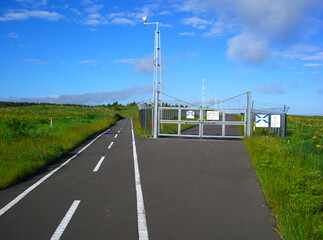 Fototapeta premium 北海道 利尻島の風景(利尻空港)