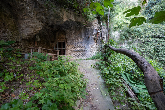 Hidden Places, Abandoned Ruins in Crapolla, Massa Lubrense, Naples, Italy