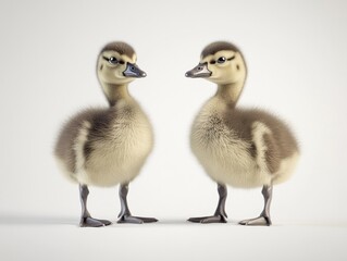 Obraz premium Two baby ducks