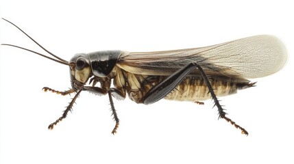 cricket insect. cricket insect on white background. animal