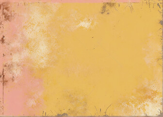 Abstract vintage texture with warm yellow and pink hues
