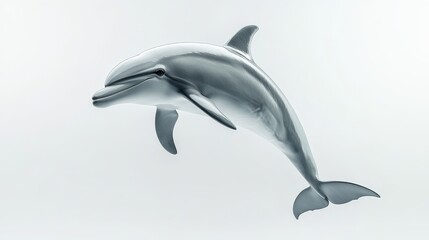 Fototapeta premium dolphin. dolphin on white background. animal