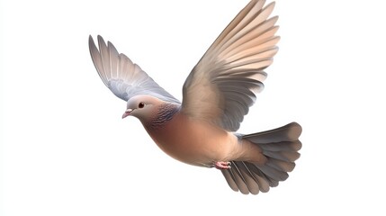 Fototapeta premium dove. dove on white background. animal. bird