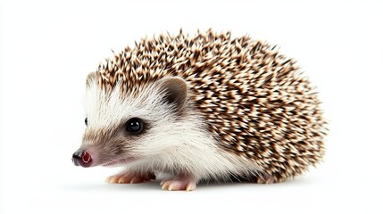 Obraz premium hedgehog. hedgehog on white background. animal