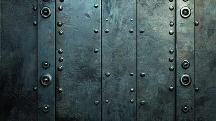 Fototapeta premium Sleek Metal Background with Textures for Industrial Use