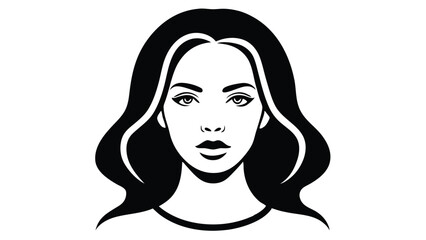 Face with Eyes and Lips as the Only Details