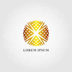 Luxury geometric logo