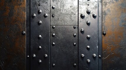 Fototapeta premium High-Quality Metal Texture Background with Industrial Elements