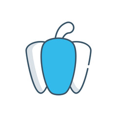 Bell pepper vector icon
