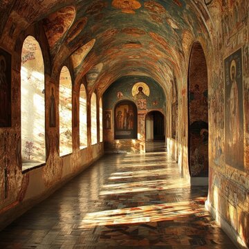 At Spaso-Yakovlevsky walls.