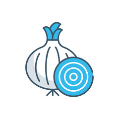 Onions vector icon