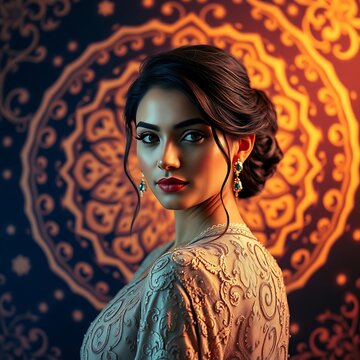 The Colourful portraits giral 