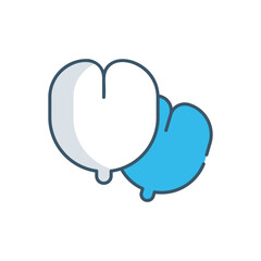 Chickpeas vector icon