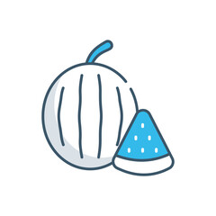 Watermelon vector icon