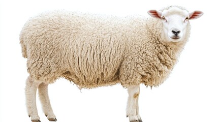 Obraz premium Sheep. Sheep on white background. animal