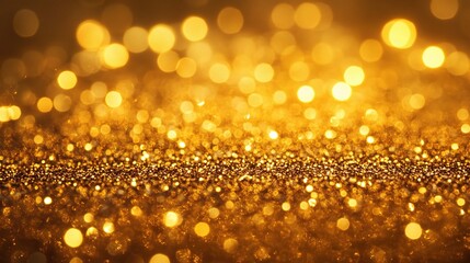 High Quality Golden Texture with Bokeh Effect for Background Use