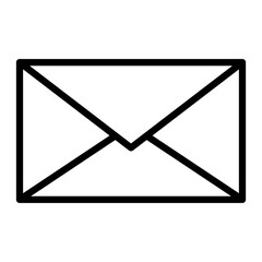 Email Vector Line Icon Design