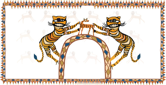 An Indian art work, Pithora-Art