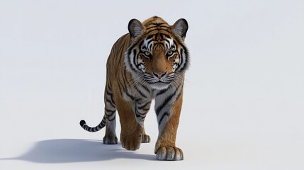 Obraz premium tiger. Tiger on white background. animal