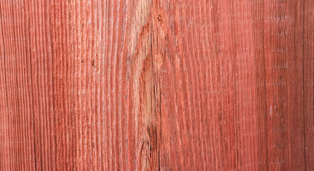 Retro red paint wood texture for background abstract