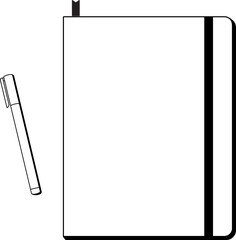 Sketch book Graphic Black & White Vectors