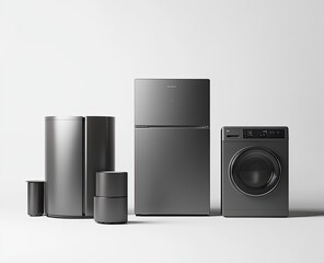 set of household appliances