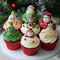 Xmas cupcakes