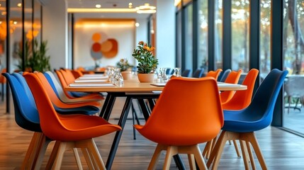 Modern Meeting Room Ready for Collaboration 