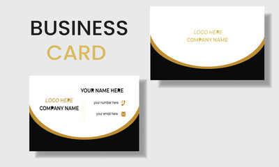 Luxury and elegant business card
