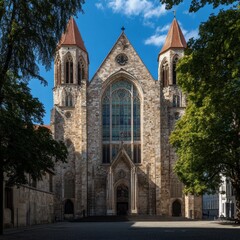 Fototapeta premium Cathedral in Braunschweig