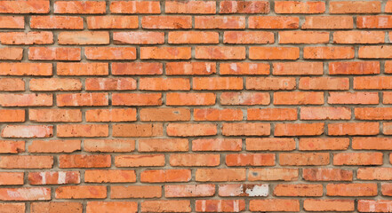 Red brick wall texture background, brick wall texture for for interior or exterior design backdrop.