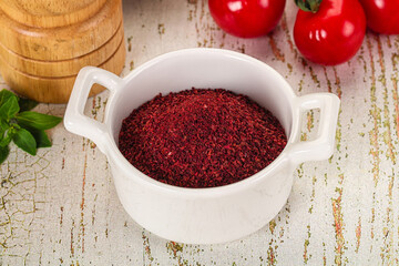 Natural organic Sumah powder for culinary