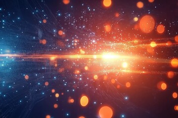 abstract technology background represents innovative and dynamic nature of digital software development- showcasing convergence of creativity and technology in a visually captivating manner- symbolizi