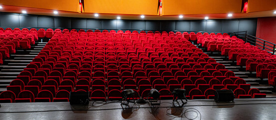 empty cinema auditorium