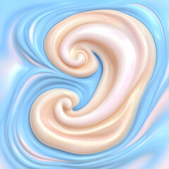 Abstract Swirl Background Pastel