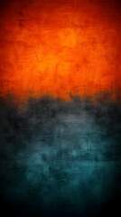 Abstract Background Orange Teal Texture