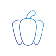 Bell pepper vector icon