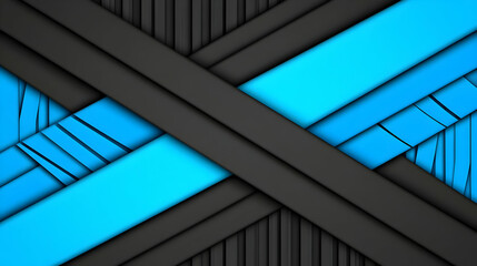 Abstract Blue Black Background Illustration